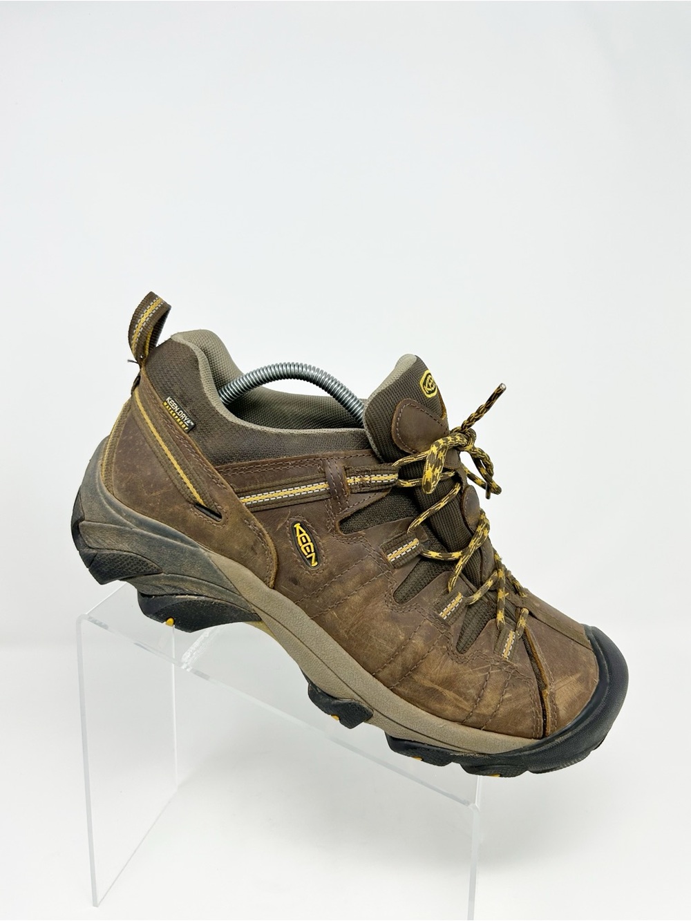 KEEN Targhee II Waterproof Men's Hiking Shoes Brown Low Top Trail Size 12